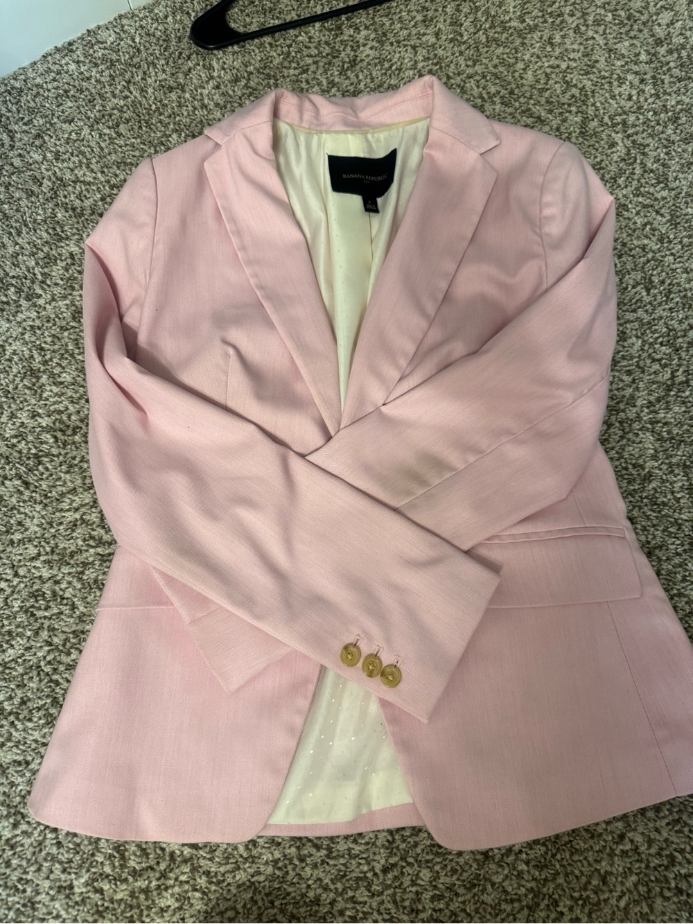 Banana Republic Light Pink Tailored Blazer